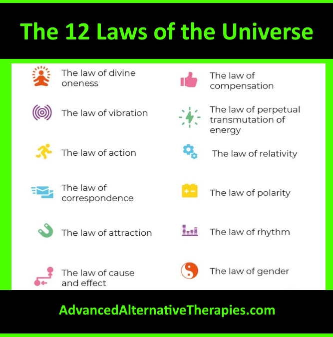 The 12 Laws of the Universe