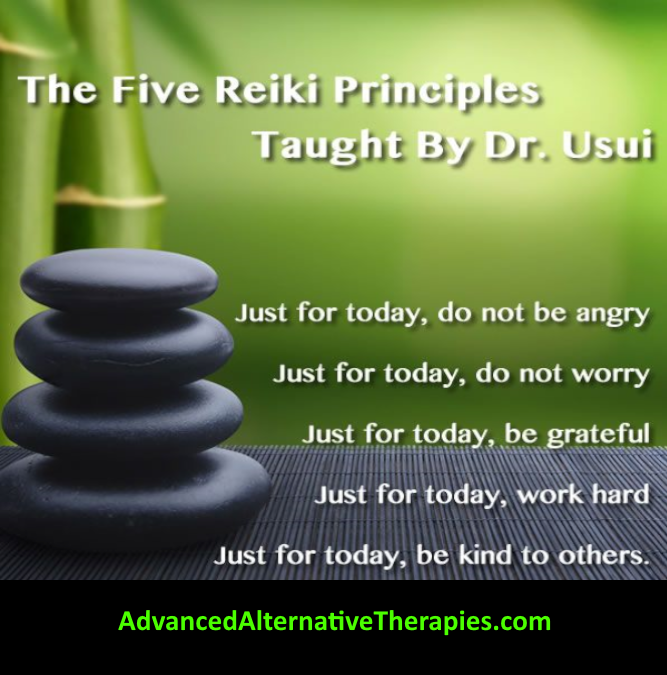 five reiki principles